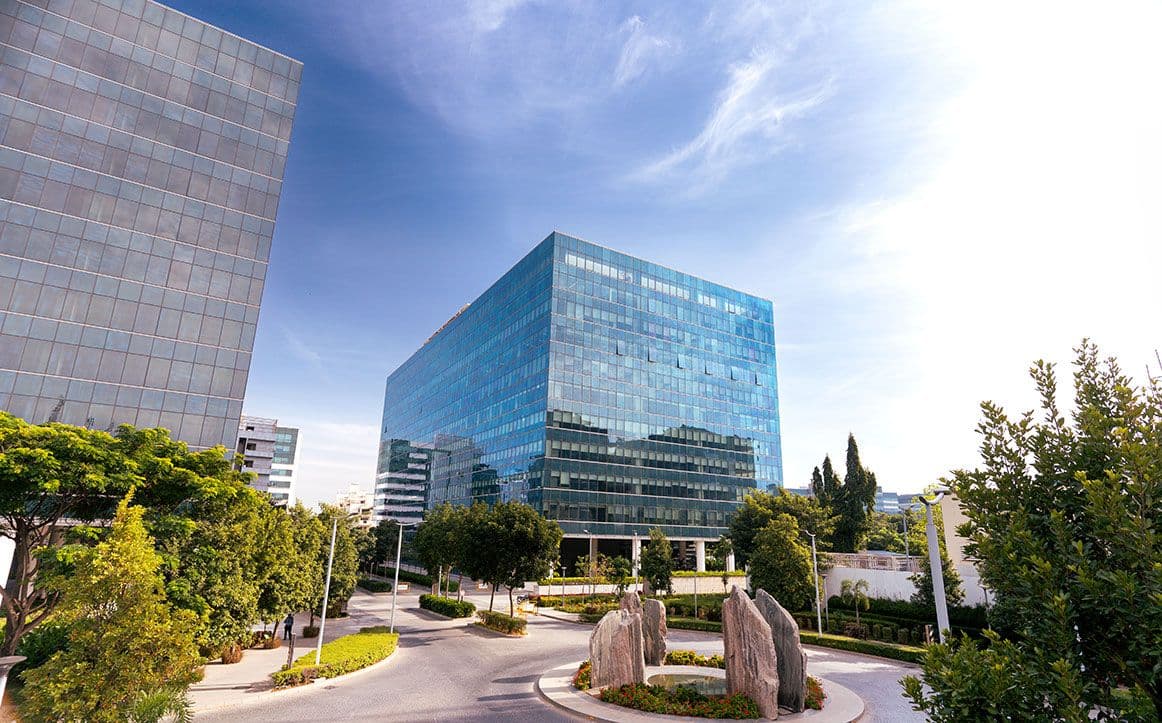 Helios Business Park building captured from the front Perspective