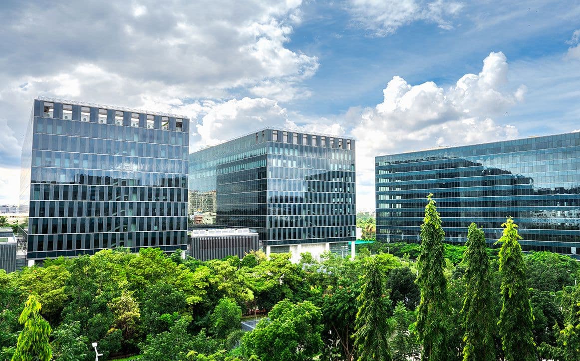 Helios Business Park captured from a high vantage point